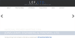 Desktop Screenshot of lefltd.com
