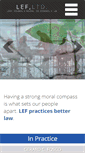Mobile Screenshot of lefltd.com